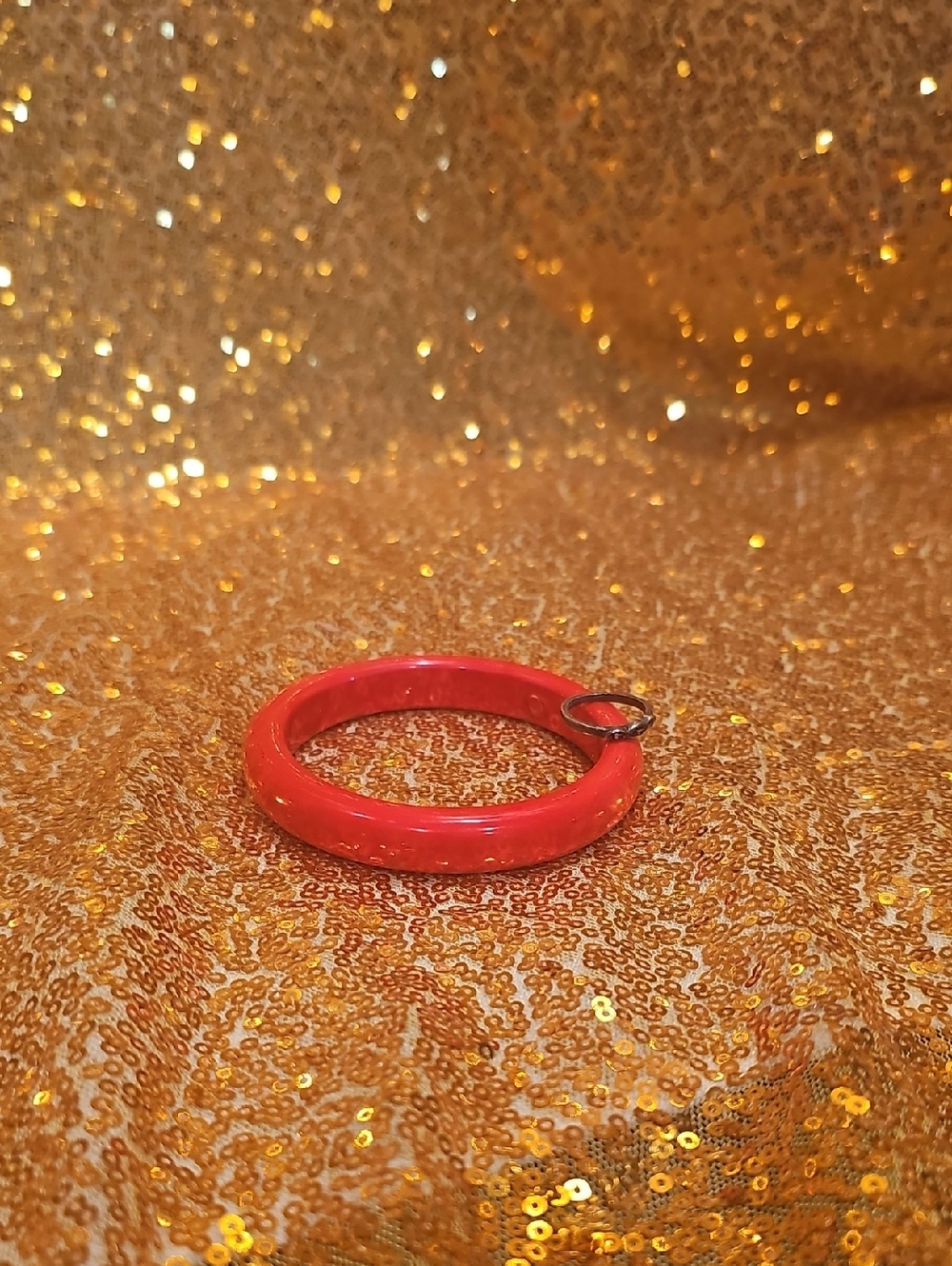 Red Jewelry Bracelet And Ring - Picture 3 of 5